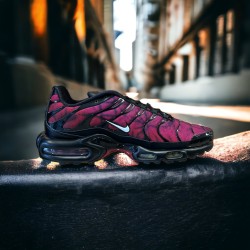 Air max Plus TN - 25ème anniversaire - Noir - Rouge universitaire - bleu