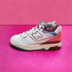 DV-New Balance 550 - White - Desert Pink Spring Tide