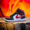 DV-Jordan 1 Mid White Black Red (2022)