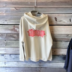 Hoodie DABI -  Ellefsen - Grey Pink