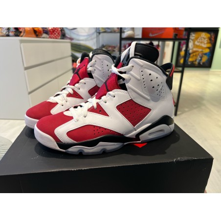 Jordan 6 Retro White Carmine black